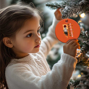 Orange Shirt Day Feather Flag Christmas Ceramic Ornament You Are Not Forgotten Indigenous Tribute TS02 Print Your Wear