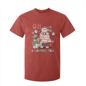 Oh Christmas Tree Retro Groovy T Shirt For Kid TS02 Red Print Your Wear