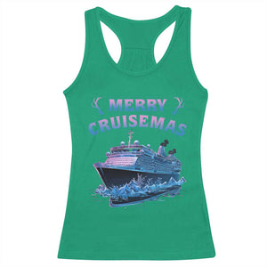 Christmas Cruise Racerback Tank Top Merry Cruisemas Xmas Family Trip Reunion TS02 Irish Green Print Your Wear