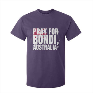Pray for Bondi Australia T Shirt For Kid Memorial Unity and Support Tribute TS02 Purple Print Your Wear