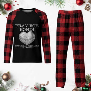 Pray for Bondi Australia Plaid Pajama Set Hanukkah Memorial December 14 Tribute Support TS02 Buffalo Plaid Print Your Wear