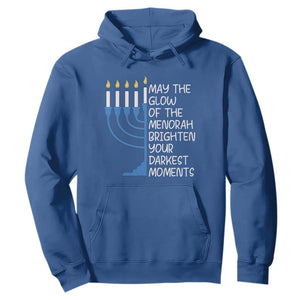 Jewish Faith and Pray Hoodie May The Glow Of The Menorah Brighten Your Darkest Moments TS02 Royal Blue Print Your Wear