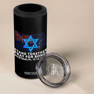 Jewish Strong Stand Together 4 in 1 Can Cooler Tumbler Pray for Bondi Australia Hanukkah Dec 14 2025 Remembrance TS02 Print Your Wear