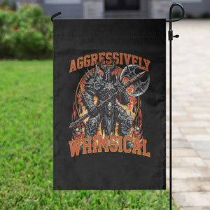 Chaotic Knight Metalcore Edgy Meme Aggressively Whimsical Garden Flag Armor Metalheads Fairycore Tendencies TS02 Print Your Wear