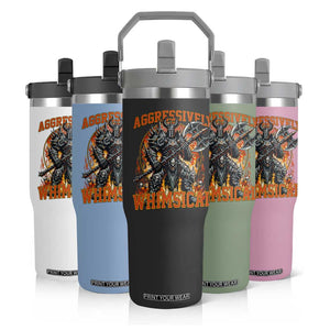 Chaotic Knight Metalcore Edgy Meme Aggressively Whimsical Flip Straw Tumbler Armor Metalheads Fairycore Tendencies TS02 Print Your Wear