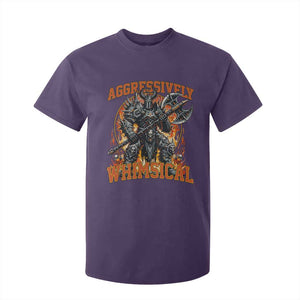 Chaotic Knight Metalcore Edgy Meme Aggressively Whimsical T Shirt For Kid Armor Metalheads Fairycore Tendencies TS02 Purple Print Your Wear