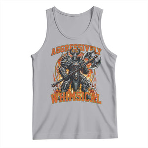 Chaotic Knight Metalcore Edgy Meme Aggressively Whimsical Tank Top Armor Metalheads Fairycore Tendencies TS02 Athletic Heather Print Your Wear