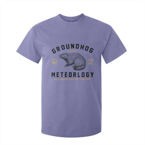 Groundhog Meteorology T Shirt For Kid Estd 1887 Accurate 50 Percent Of The Time Woodchuck TS02 Violet Print Your Wear