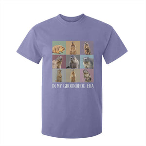 In My Groundhog Era T Shirt For Kid Funny Woodchuck TS02 Violet Print Your Wear