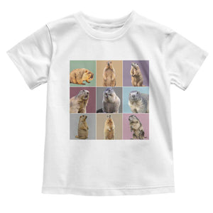 In My Groundhog Era Toddler T Shirt Funny Woodchuck TS02 White Print Your Wear