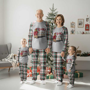 Groundhog Shadow Plaid Pajama Set Eeek The Shadow Makes My Butt Look Huge TS02 Christmas Plaid Print Your Wear