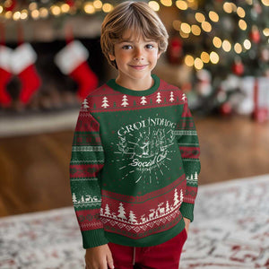 Groundhog Social Club Knit Sweatshirt Shadow Society Funny Woodchuck TS02 Christmas Print Your Wear