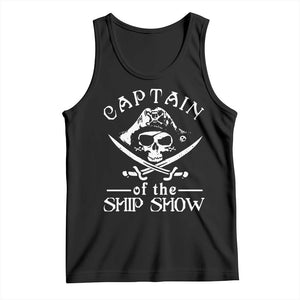 Funny Pirate Tank Top Captain Ship Show Boater Boating Captain TS02 Black Print Your Wear