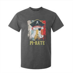 Funny Pi-rate T Shirt For Kid Pi Day Math Geek Pirate Lover TS02 Dark Heather Print Your Wear