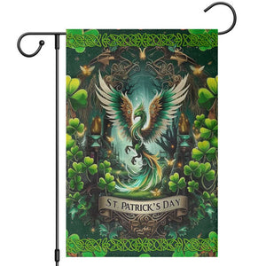 Happy St. Patrick's Day The Irish in Phoenix Garden Flag TS02 Irish Green Print Your Wear