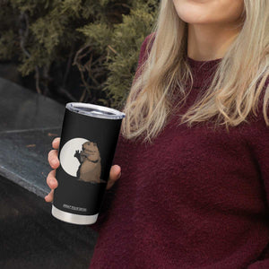 Groundhog Shadow Meteorlogy Tumbler Cup Woodchuck Puppet Funny Gift TS02 Print Your Wear