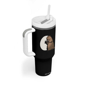 Groundhog Shadow Meteorlogy Tumbler With Handle Woodchuck Puppet Funny Gift TS02 Print Your Wear