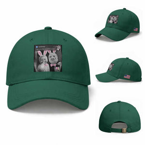 Funny Easter AI Baby with John Pork Meme Baseball Cap There Is Motion at Your Front Door Notification Humor TS02 Baseball Cap Universal Fit Irish Green Print Your Wear