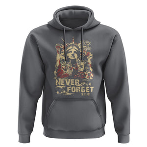 Patriot Day Hoodie We Will Never Forget American Memorial Patriotic TS02 Charcoal Print Your Wear