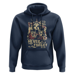 Patriot Day Hoodie We Will Never Forget American Memorial Patriotic TS02 Navy Print Your Wear