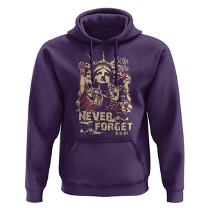 Patriot Day Hoodie We Will Never Forget American Memorial Patriotic TS02 Purple Print Your Wear