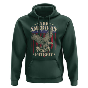 Patriotic Eagle Hoodie The American Patriot Est 1776 US Flag TS02 Dark Forest Green Print Your Wear
