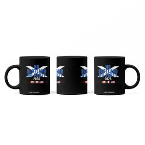 No Scotland No Party 2026 Saltire Flag Coffee Mug Game Day Soccer Fans Football Tournament