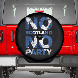 No Scotland No Party Saltire Flag Spare Tire Cover Football Fans Soccer Tournament Sports Lover