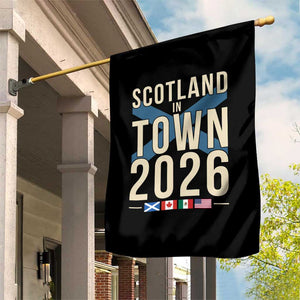 Scotland in Town 2026 Football Fans Garden Flag Soccer Tournament North American Sports Lovers TS02 Print Your Wear