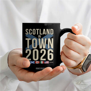Scotland in Town 2026 Football Fans Coffee Mug Soccer Tournament North American Sports Lovers TS02 Print Your Wear