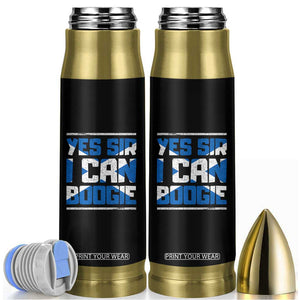 Funny Scottish Anthem Fan Saltire Flag Bullet Tumbler Yes Sir I Can Boogie Sports Style Scotland Football Supporters