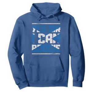 Funny Scottish Anthem Fan Saltire Flag Hoodie Yes Sir I Can Boogie Sports Style Scotland Football Supporters