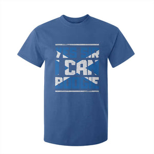 Funny Scottish Anthem Fan Saltire Flag T Shirt For Kid Yes Sir I Can Boogie Sports Style Scotland Football Supporters