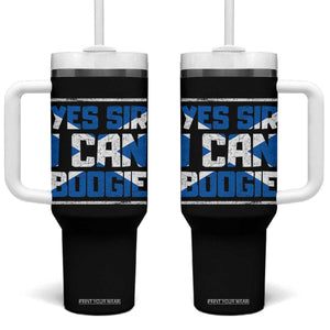 Funny Scottish Anthem Fan Saltire Flag Tumbler With Handle Yes Sir I Can Boogie Sports Style Scotland Football Supporters