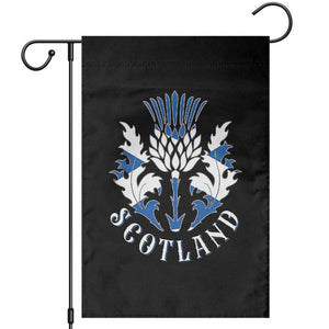 Scotland Thistle Floral Emblem Garden Flag Stylized Gothic Heraldry Scottish Heritage Pride