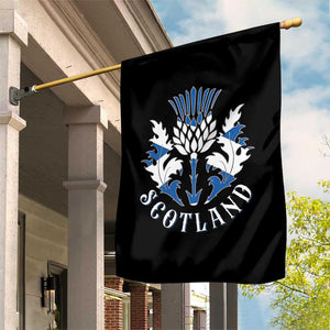 Scotland Thistle Floral Emblem Garden Flag Stylized Gothic Heraldry Scottish Heritage Pride