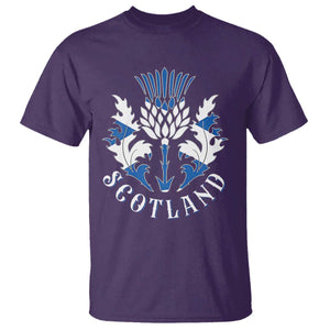 Scotland Thistle Floral Emblem T Shirt Stylized Gothic Heraldry Scottish Heritage Pride