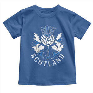 Scotland Thistle Floral Emblem Toddler T Shirt Stylized Gothic Heraldry Scottish Heritage Pride