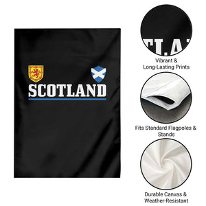 Scotland Dual Crest Lion Rampant Shield Saltire Flag Garden Flag Football Fans Match Day