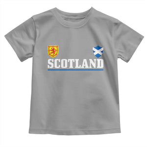 Scotland Dual Crest Lion Rampant Shield Saltire Flag Toddler T Shirt Football Fans Match Day