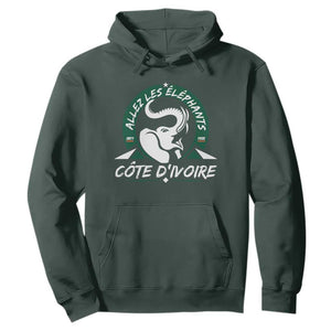 Allez Les Elephants Cote d'Ivoire Soccer Fan Hoodie Ivory Coast Pride Football Lovers