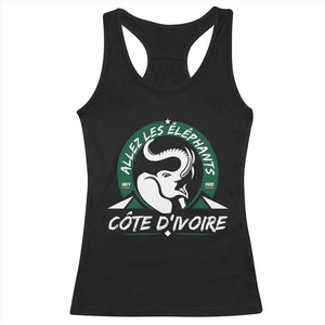 Allez Les Elephants Cote d'Ivoire Soccer Fan Racerback Tank Top Ivory Coast Pride Football Lovers