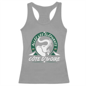 Allez Les Elephants Cote d'Ivoire Soccer Fan Racerback Tank Top Ivory Coast Pride Football Lovers