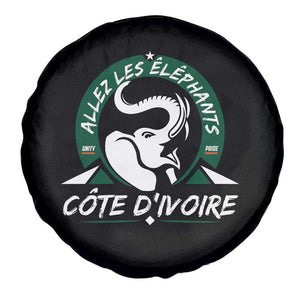 Allez Les Elephants Cote d'Ivoire Soccer Fan Spare Tire Cover Ivory Coast Pride Football Lovers