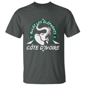 Allez Les Elephants Cote d'Ivoire Soccer Fan T Shirt Ivory Coast Pride Football Lovers