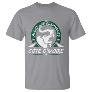 Allez Les Elephants Cote d'Ivoire Soccer Fan T Shirt Ivory Coast Pride Football Lovers