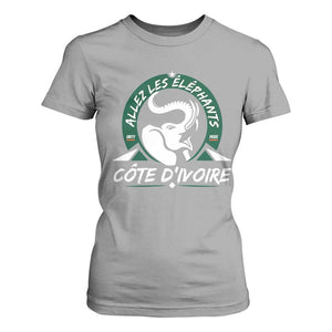 Allez Les Elephants Cote d'Ivoire Soccer Fan T Shirt For Women Ivory Coast Pride Football Lovers