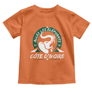 Allez Les Elephants Cote d'Ivoire Soccer Fan Toddler T Shirt Ivory Coast Pride Football Lovers