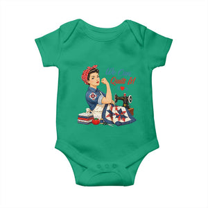 Funny Rosie We Can Quilt It Baby Onesie Quilting Sewing Crafty Joke