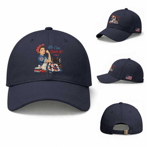 Funny Rosie We Can Quilt It Baseball Cap Quilting Sewing Crafty Joke